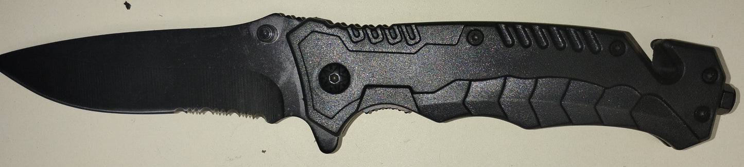 "New" Black Men's EDC Glass Breaking Pocket Knife for Emergency Outdoor Survival                           23