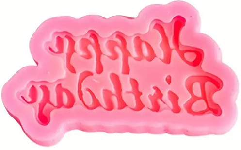 "New" Happy Birthday Silicone Chocolate Mold - Versatile and High-Quality                        16