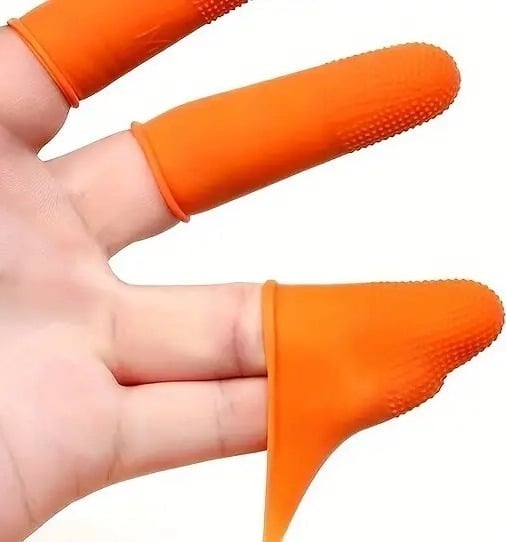 "New" 10 Pcs Reusable Anti-Static Finger Cots - Finger Protection Sleeve      13