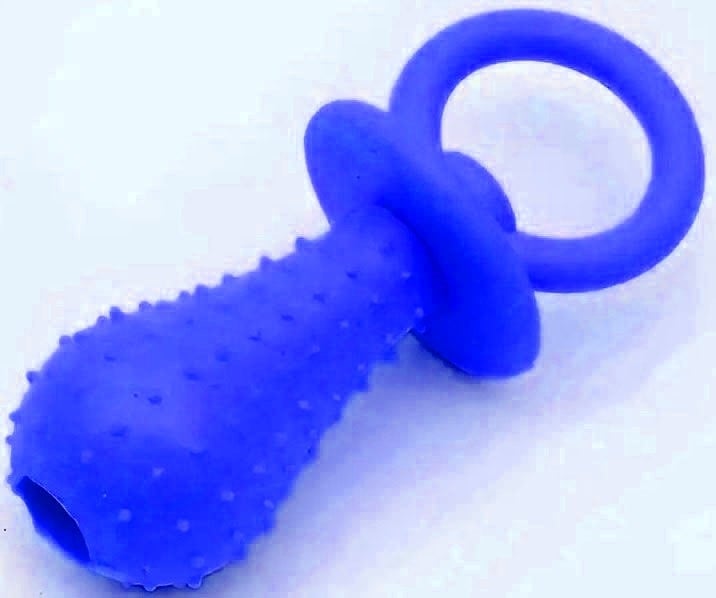 "New" Blue Pet Puppy Clean Teeth Pacifier Toy                                 20