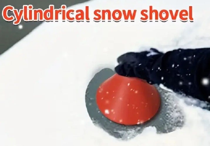 "New" Dual Purpose Car Snow Shovel\Ice Cone-and Liquid Funnel       14