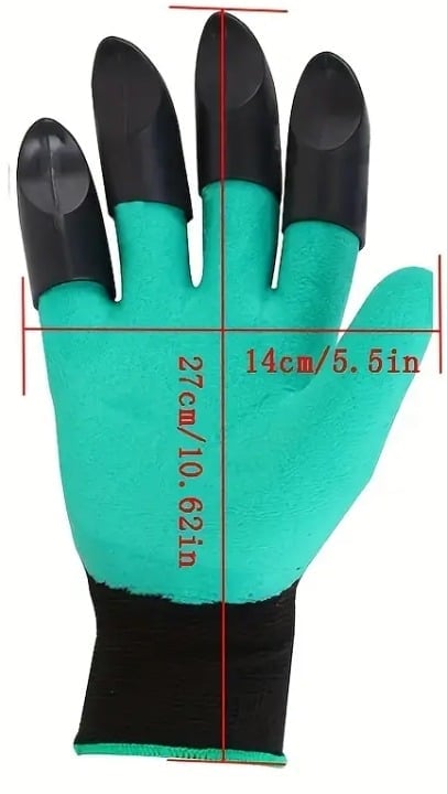 "New" Waterproof Gardening Gloves with Claw Design                            14