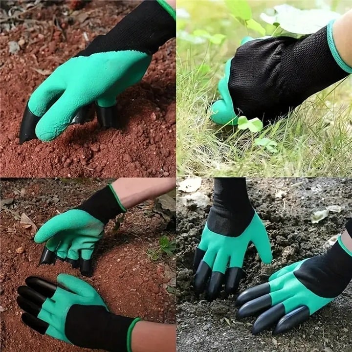 "New" Waterproof Gardening Gloves with Claw Design                            14