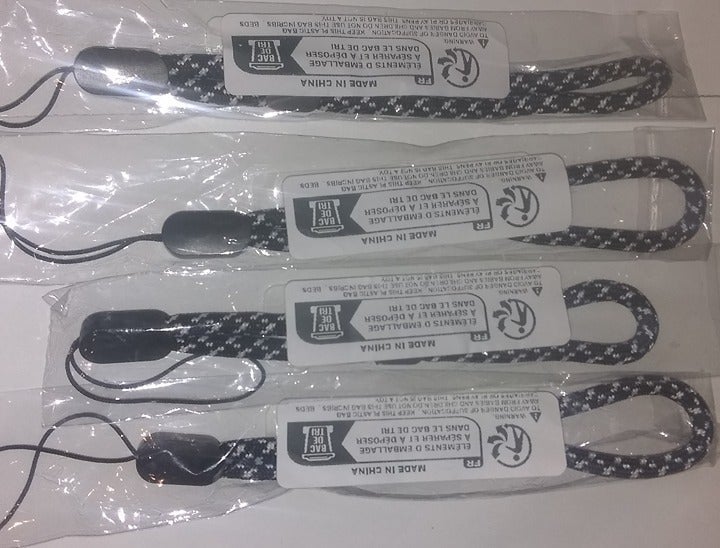 "New" (4 Pack) Adjustable Hand/Wrist Lanyard Strap                            17