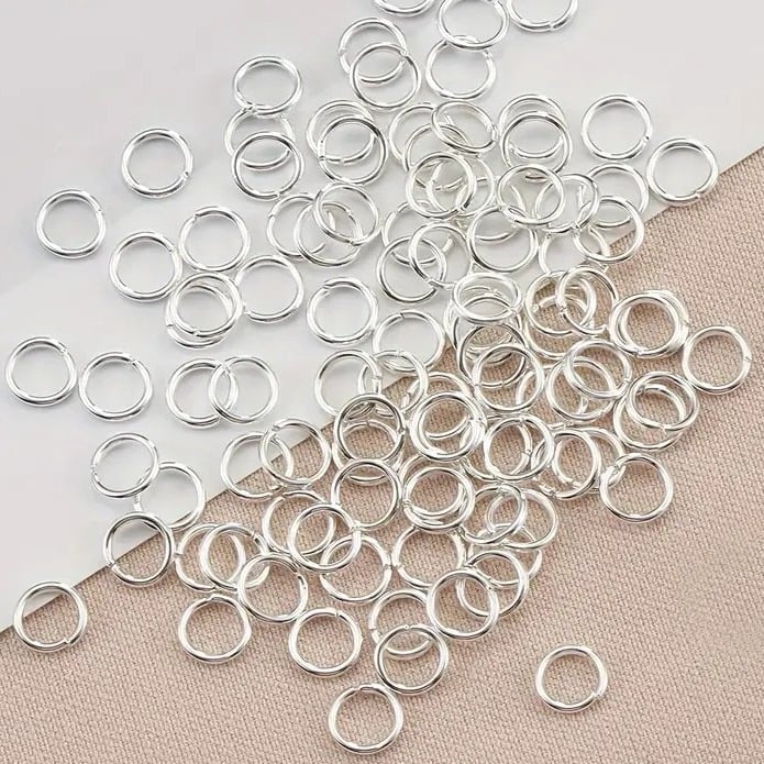 "New" 1000 Pcs Open Jump Rings Split Rings Pendant Connectors Rings           13