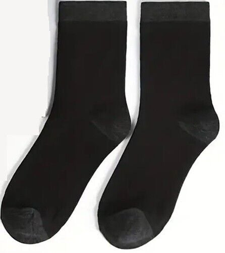 4526770852 "New"10 Pairs Of Men's Solid Crew Socks, Comfy Breathable, and Casual