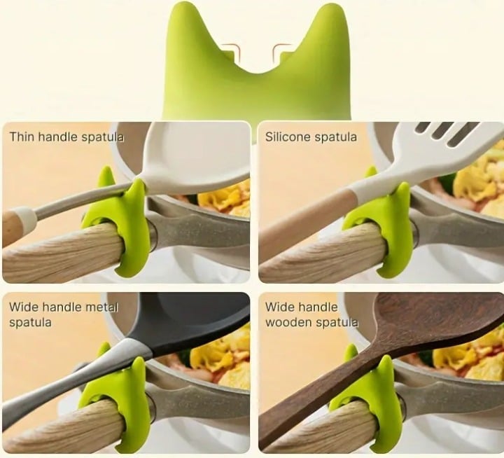 "New" Kitchen Spatula Rack - Anti-scalding Devil Spatula Storage Rack         13