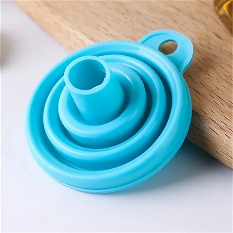 "New" Foldable Silicone Funnel Suitable for Kitchen Supplies                  13