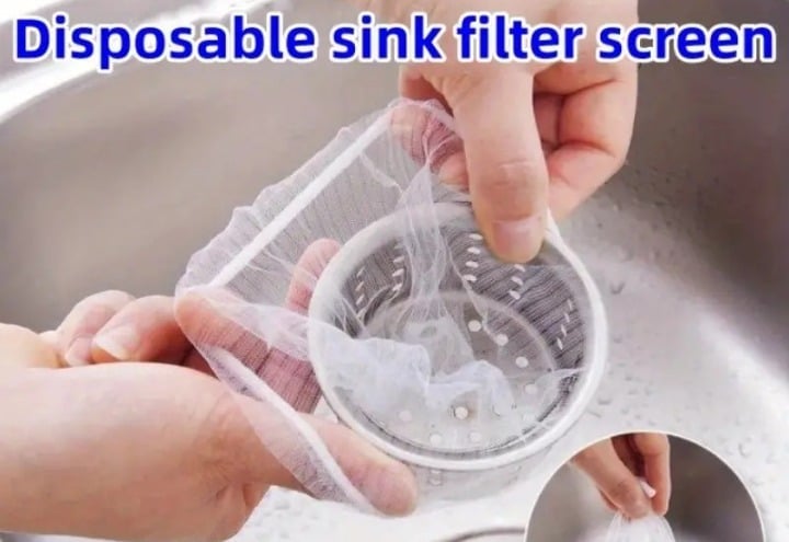 "New" 20 Pc Disposable Mesh Sink Strainer Bags                                20