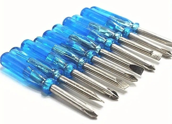 "New" (2 Pack) 10Pc Mini Screwdriver Set                            17