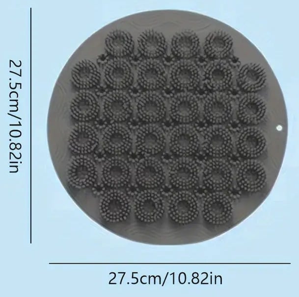 "New" Large Shower Mat for Back &amp; Foot Scrubbing with Suction Cups            19