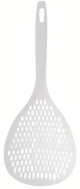 "New" White Durable &amp; Heat Resistant Mesh Colander for Draining &amp; Serving     11