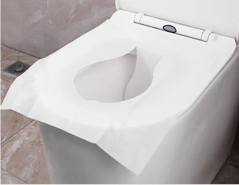 "New" Pack of 10 Flushable Paper Toilet Seat Covers                                                               18