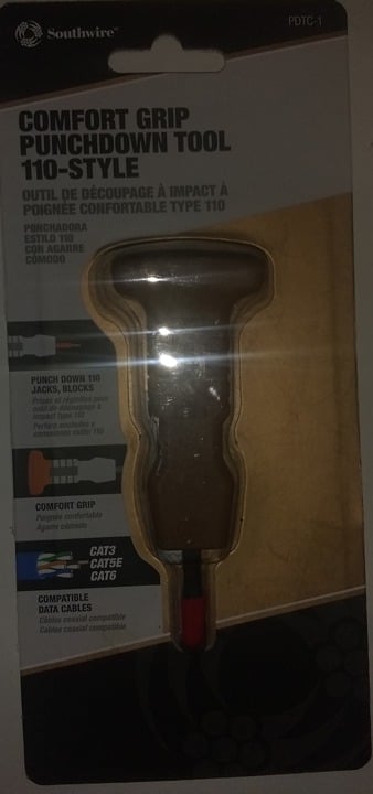 "New" PDTC-1 Comfort Grip Punchdown Tool, 110-style.                          11