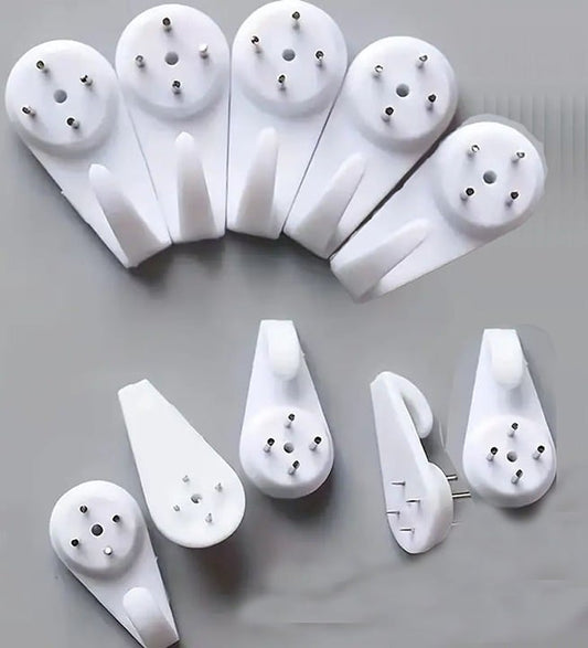 "New" 10Pcs Wall Mounted Single Nail Hook                                     15