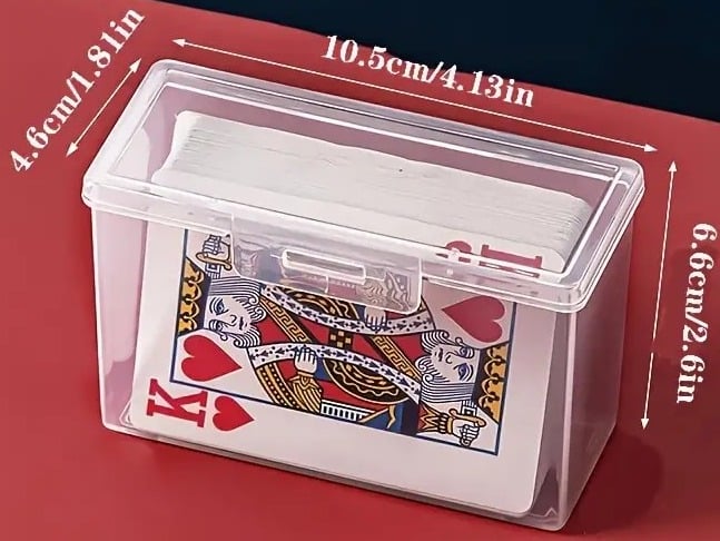 "New" Durable &amp; Versatile 2 Deck of Playing Cards Case                        20