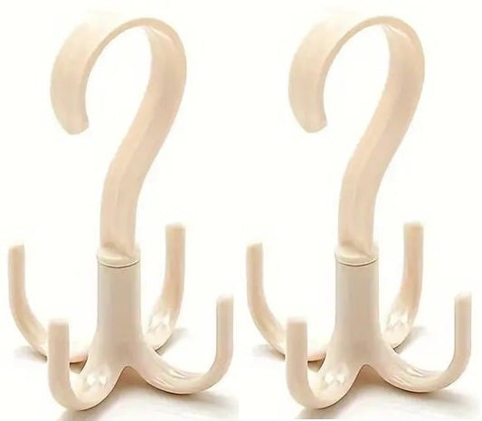 "New" (2 Pack) 360-Degree Rotatable Hanging Bag Hook                          20