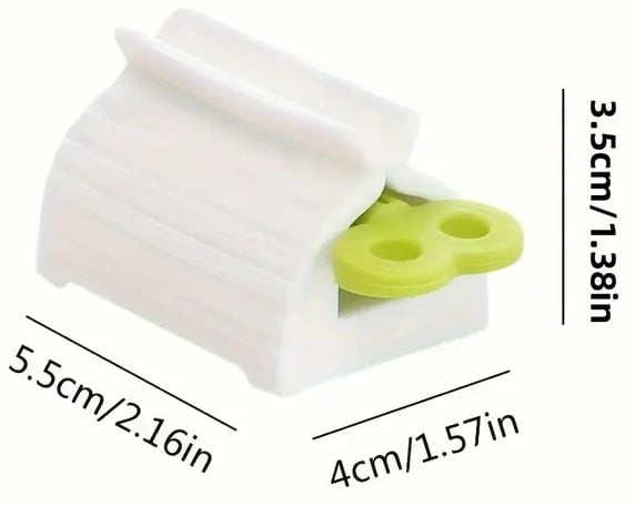 "New" (2 Pack) Easy-Squeeze Toothpaste &amp; Facial Cleanser Dispenser            13