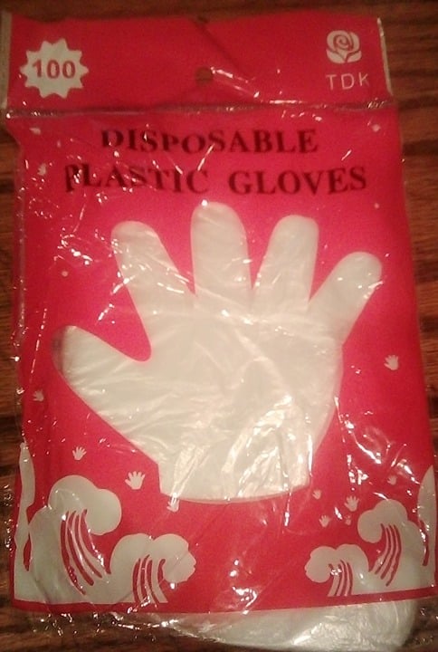 "New" 100Pcs, Plastic Disp. Gloves for Cooking, Cleaning, &amp; Restaurant Service 6