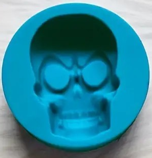 "New" 3D Skull Head Silicone Mold for Halloween Baking and Parties                                    17