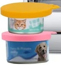 "New" Universal Silicone Pet Food Can Cover                                   17