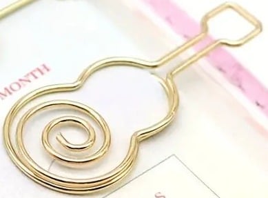 "New" 10pcs Musical Symbol Creative Paper Clip Set                            13