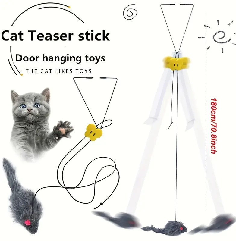 "New" Adjustable Hanging Cat Toy                                                                                                        20