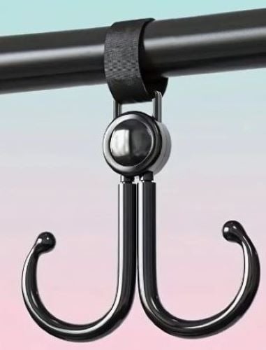 "New" Strong Load-Bearing Rotatable Hanging Dual-Hook for Bikes               14