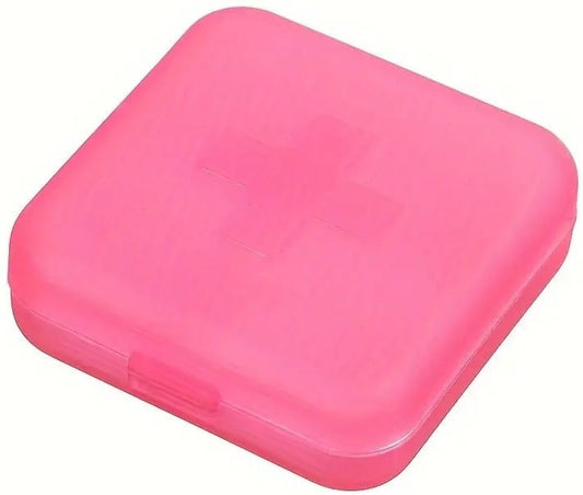 "New" Portable Travel Pill Case - Four-Compartment Mini Medicine Box          14
