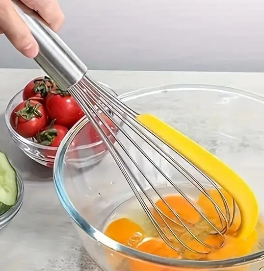 "New" Stainless Steel Whisk - Multipurpose Kitchen Hand Whisk                 17