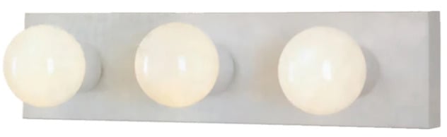 0848507001843 "New" FV08-038 Proj. Source 18" 3-Light White Trad. Vanity Light