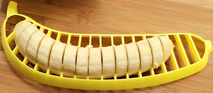 "New" Multifunctional Fruit Slicer - Reusable Banana, and Egg Slicer                                    11