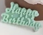 "New" Happy Birthday Silicone Chocolate Mold - Versatile and High-Quality                        16