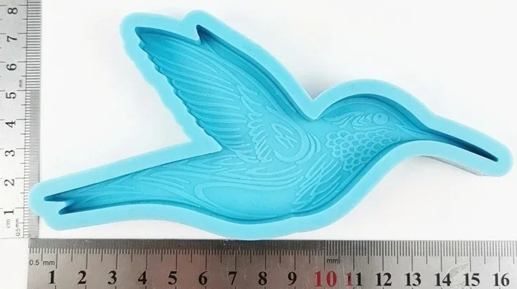 "New" Shiny Glossy Hummingbird Resin Silicone Mold